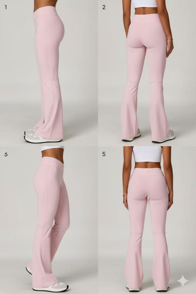 ✨ Curve Flare Leggings- Pink_thumbnail_2
