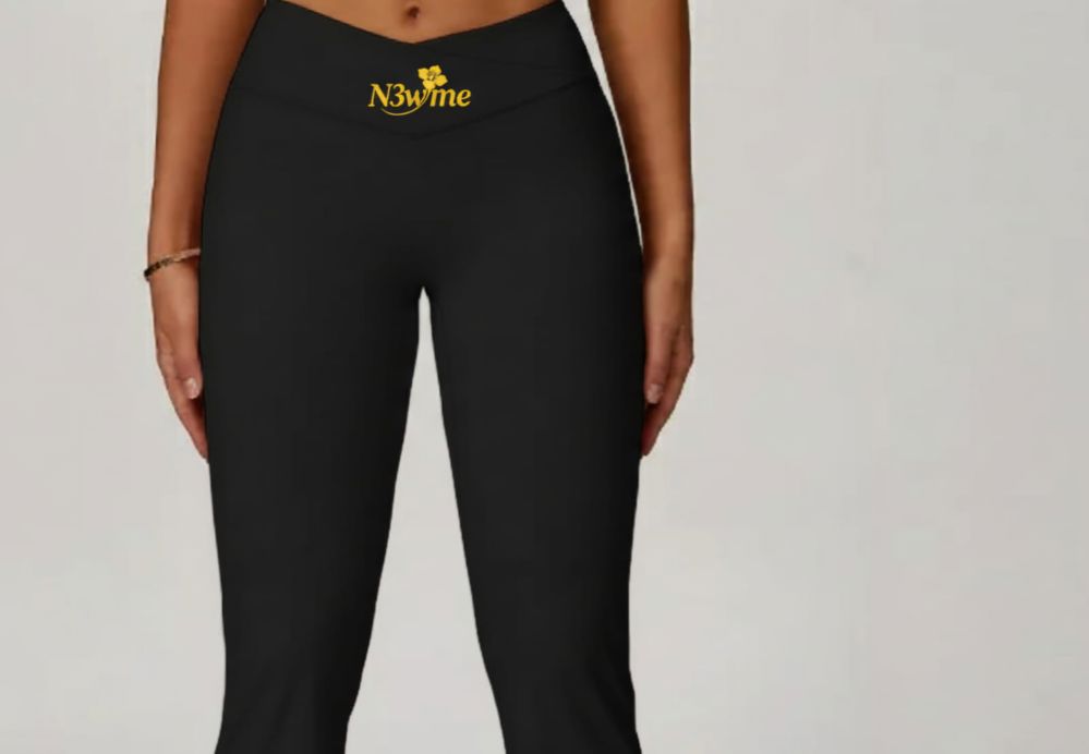 ✨ Curve Flare Leggings- Black_thumbnail_1