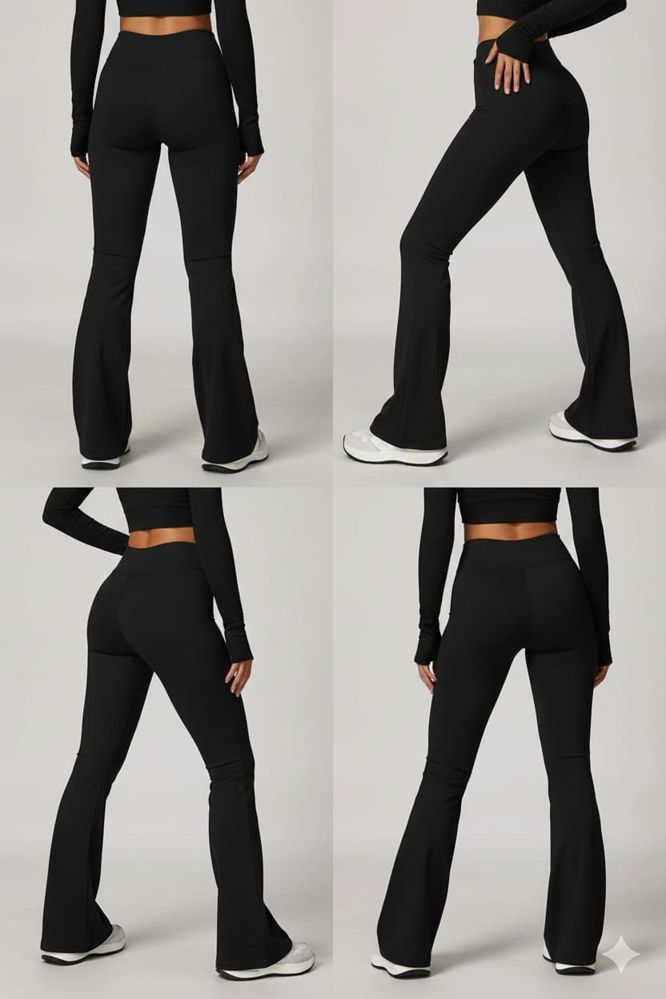 ✨ Curve Flare Leggings- Black_thumbnail_2